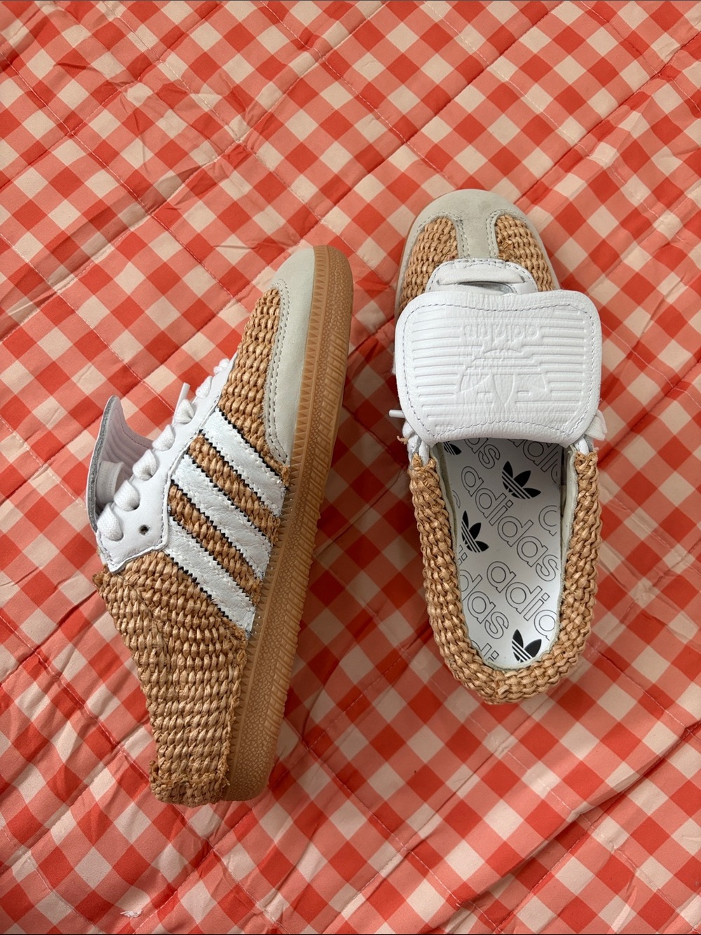 adidas custom slide sambas- raffia collection - Picture 2 of 8